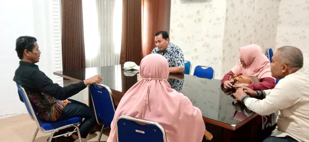 Koordinasi dengan kepala dinas PUPR KLU tentang pelebaran jalan Nasional